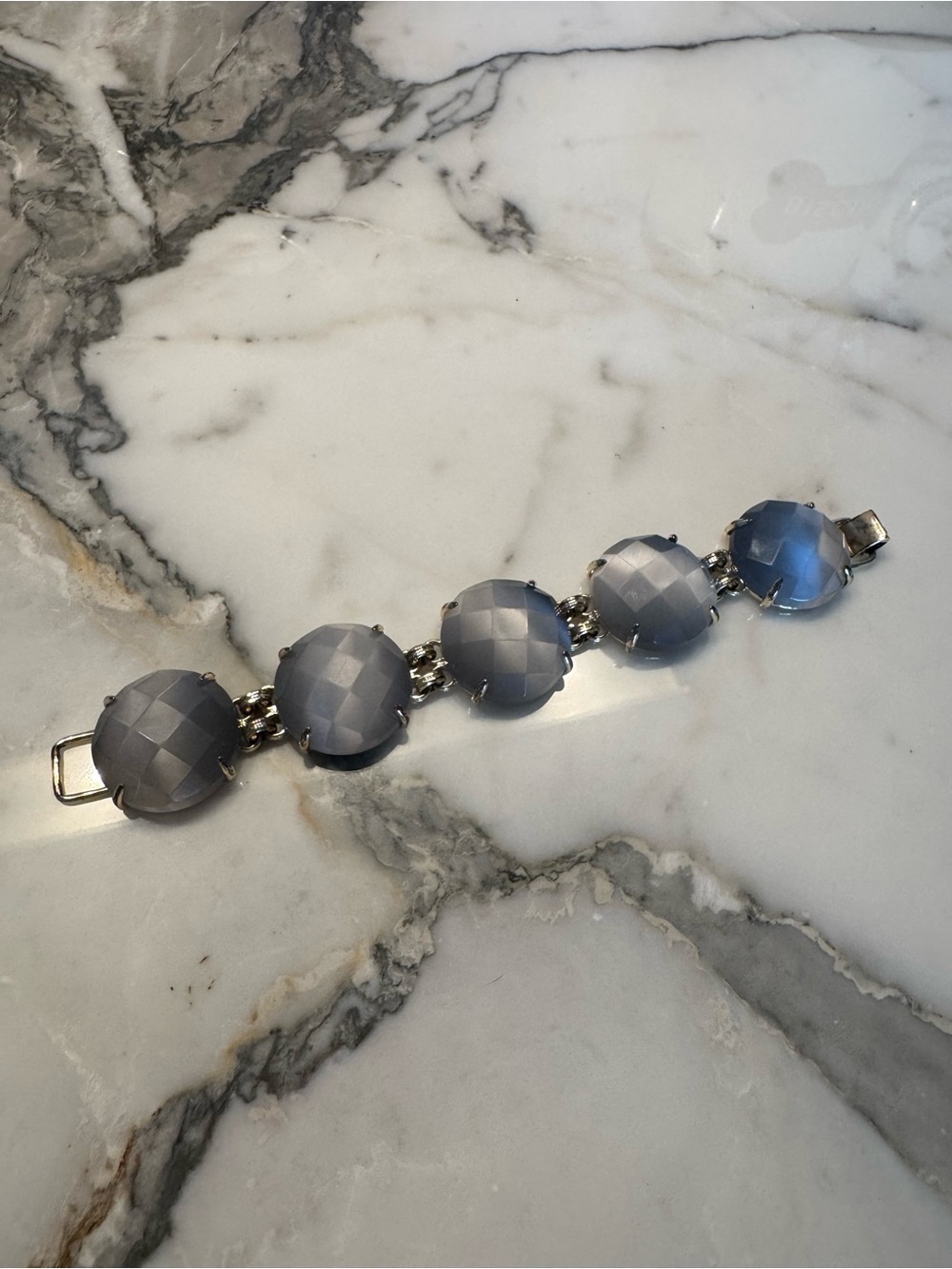 Kendra Scott Cassie Gray Faceted Stone Bracelet